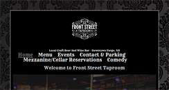 Desktop Screenshot of frontstreettaproom.com