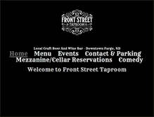 Tablet Screenshot of frontstreettaproom.com